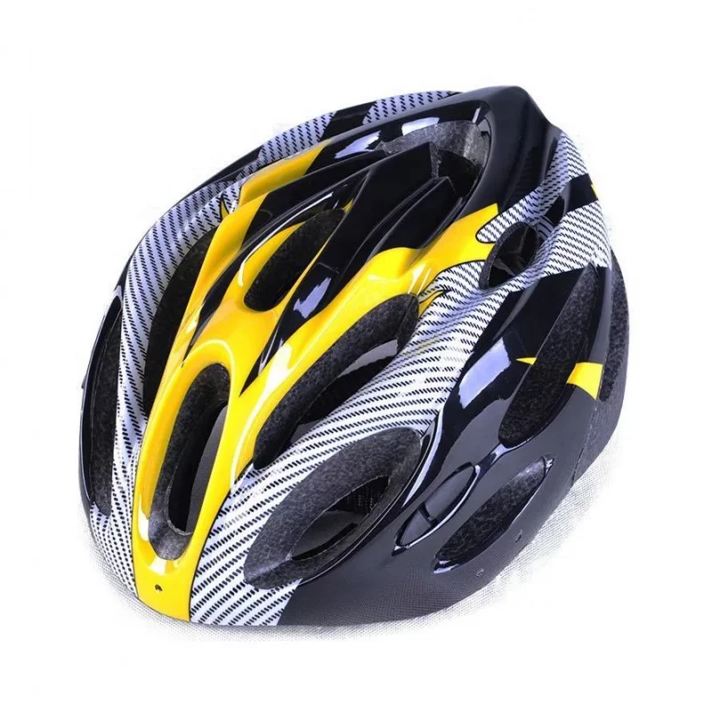 

Bicycle Helmet Imitation Integrated Molding Mountain Bike Carbon Fiber Breathable Sports Bicycle Riding Helmet