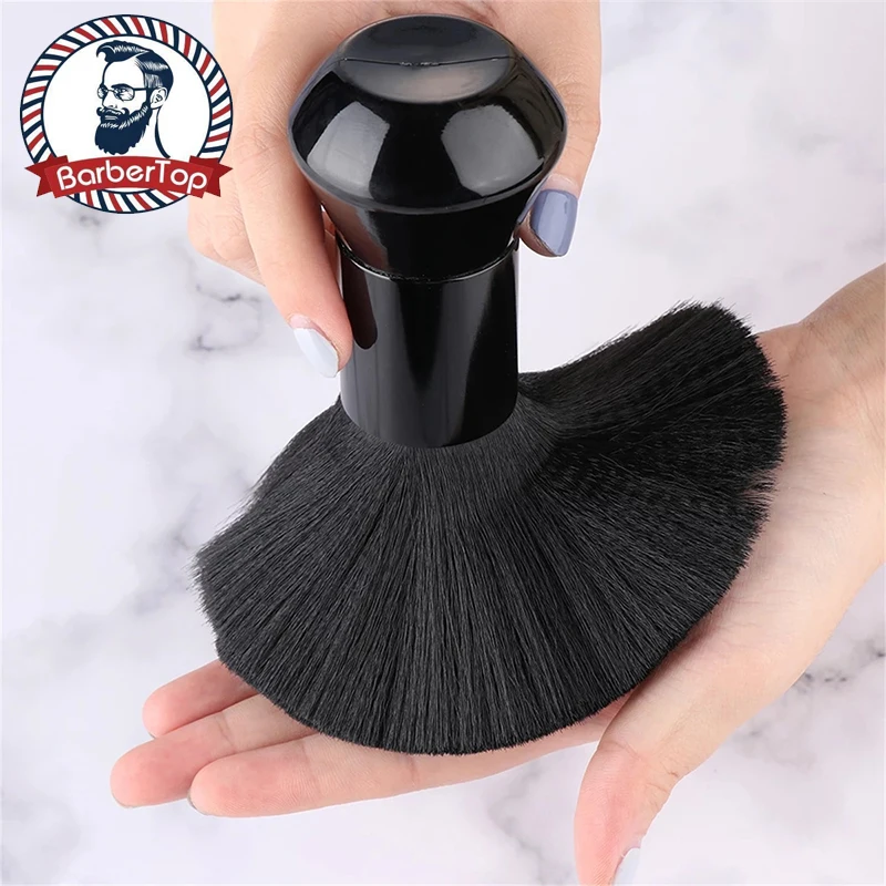 

Barbertop Hairdressing Brush High Quality Black Cosmetic Sweeping Neck Cleaning Duster Barbershop Hair Cutting Brushes