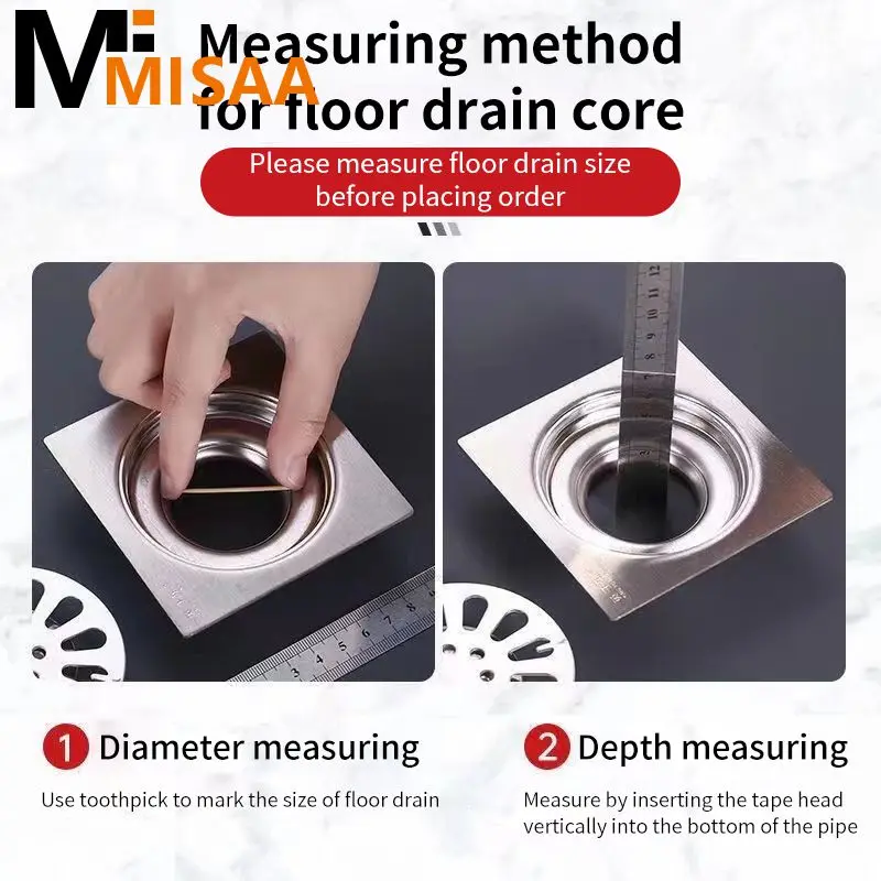 

Floor Drain Multi Size Stainless Steel Fine Mesh Anti-clogging Kitchen Bathroom Accessories Wholesale Sink Filter Filter Screen