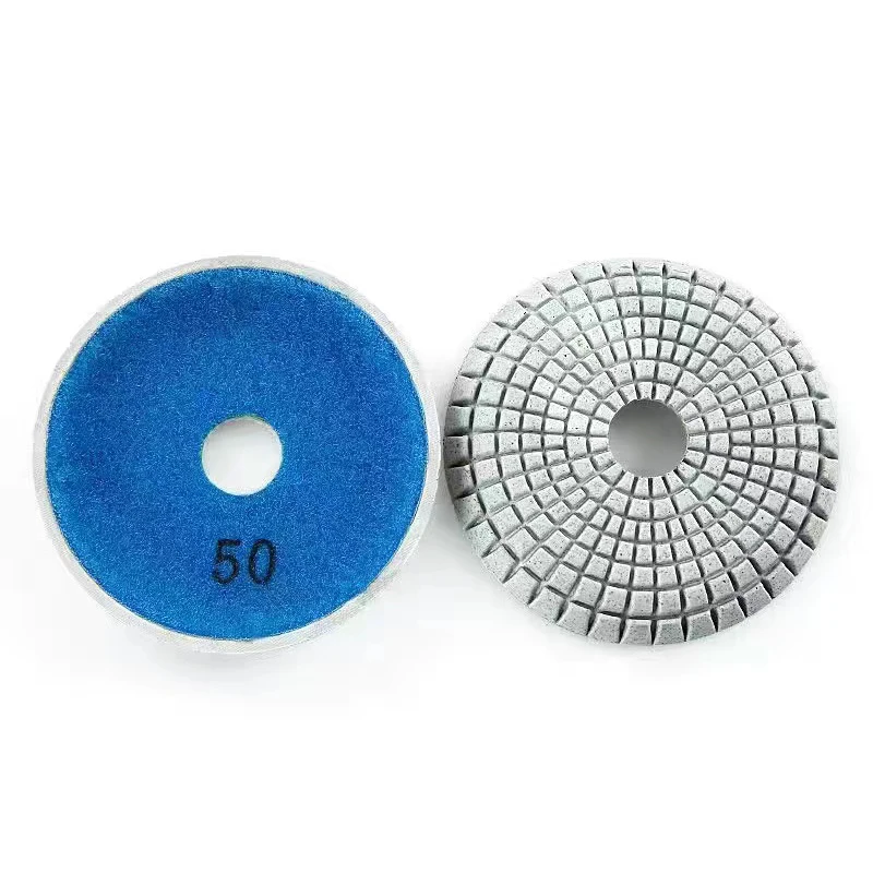 4 Inch 100mm Convex Diamond Wet Polishing Pad Bowl Arc Type Polishing Pads For Granite Marble Stone Convex Disc Grit 50-3000