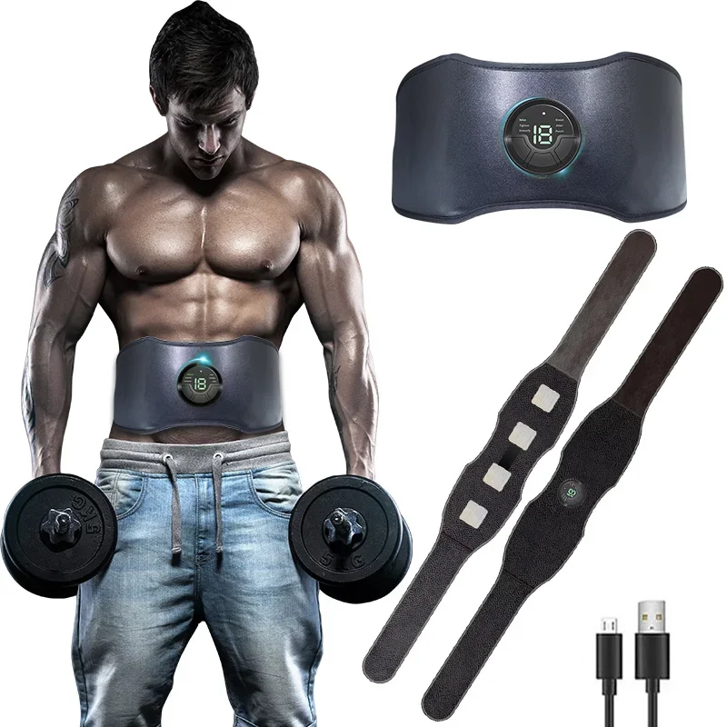 

Домашний электрический стимулятор для похудения мышц, офисный тренажер для брюшного пресса, для упражнений на талию и вес, фитнес-пояс, тонизирующий