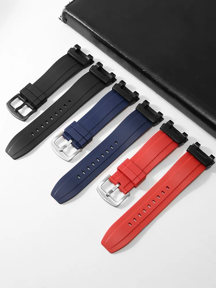 Фото Подходит для Casio Airbus 5536 GR-B100, модифицированный резиновый ремешок для часов, аксессуары для мужчин. №2