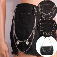 bag chain accessories decoration double layer gold silver colors stars cross diy bag chain hanging chain
