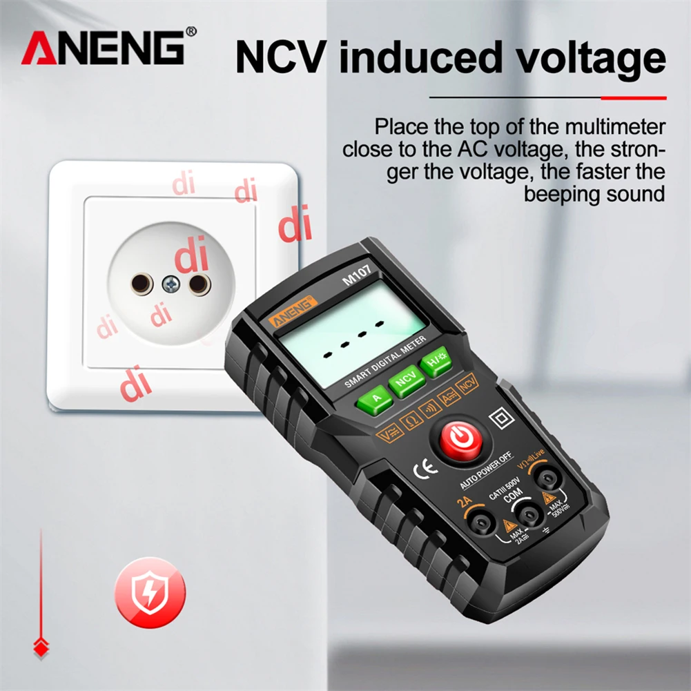 

ANENG 4000 Count Smart Digital Multimeter NCV DC AC Voltage Current Tester Meter Digital Multimeter Electrical Instruments