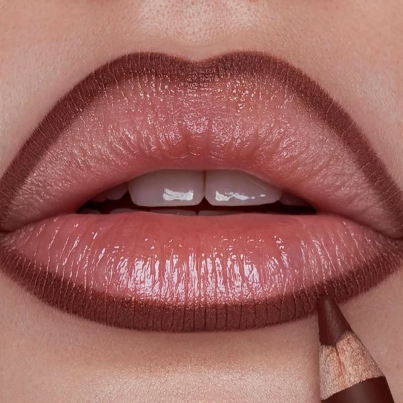 

12Pcs Lipliner Pen Lip Makeup Sexy Red Matte Contour Tint Lipstick Pen Waterproof Long Lasting Non-stick Cup Lip Liner Cosmetic