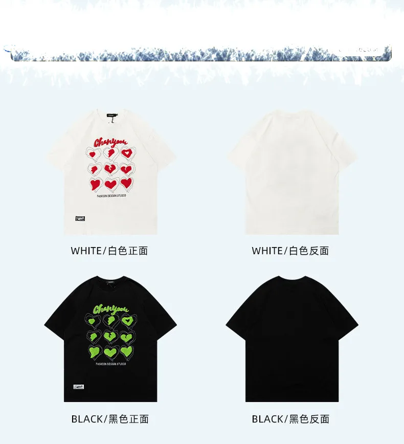 

Футболка мужская с вышивкой love, модная дизайнерская Ретро футболка с круглым вырезом и короткими рукавами, для отдыха, в национальном стиле,...