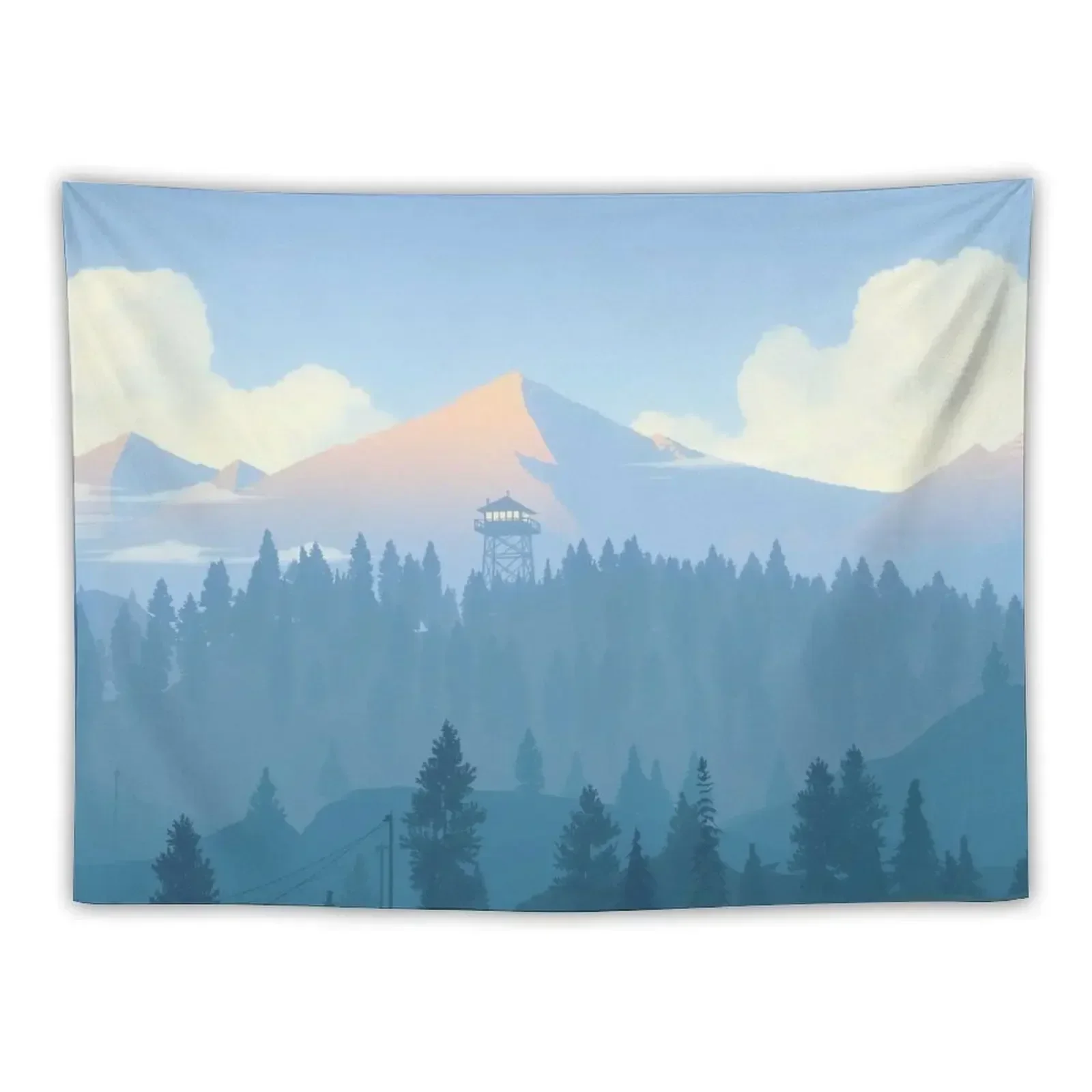 Художественный дизайн Firewatch - 4k гобелен украшение для спальни вещи в комнате