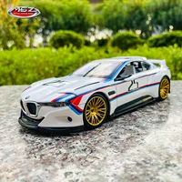 msz 124 bmw csl racing alloy model childrens toy car die casting and toy car sound and light pull back boy gift collection