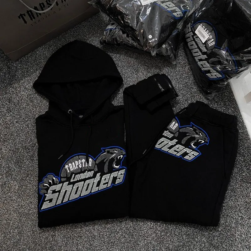 

2022 Winter Trapstar Hoodied Sweatshirts Suit Towel Embroidery High Quality Set