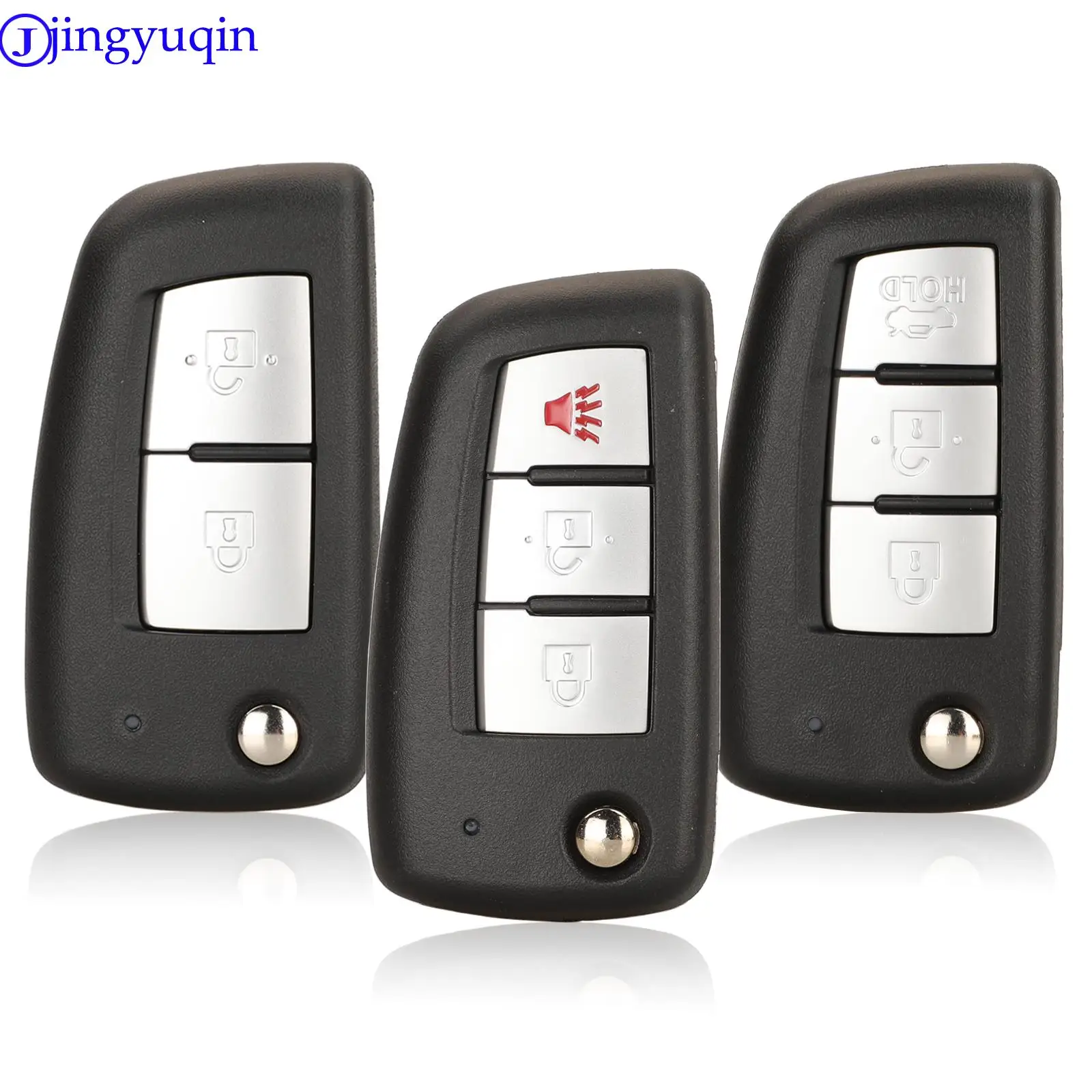 Пульт дистанционного управления jingyuqin 2/3 кнопок для Nissan Qashqai J11 Pulsar C13 Juke F15 X-Trail T32