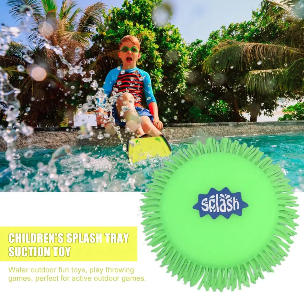 

Детская водная тарелка, Освежающая летняя Веселая спортивная Подсолнечная блесна, летающая тарелка для игр в воде, уличная игрушка для детей с водой