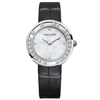 agelocer fashion women watches ladies top brand luxury waterproof quartz watch women 316l stainless steel wear gift clock