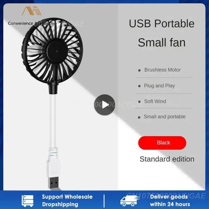 

1~10PCS Small Fan Usb Plug And Play Usb Portable Fan Creative Desktop Fan Office Fan Cooling Tools Fan Mini Mini Usb Fan Mute