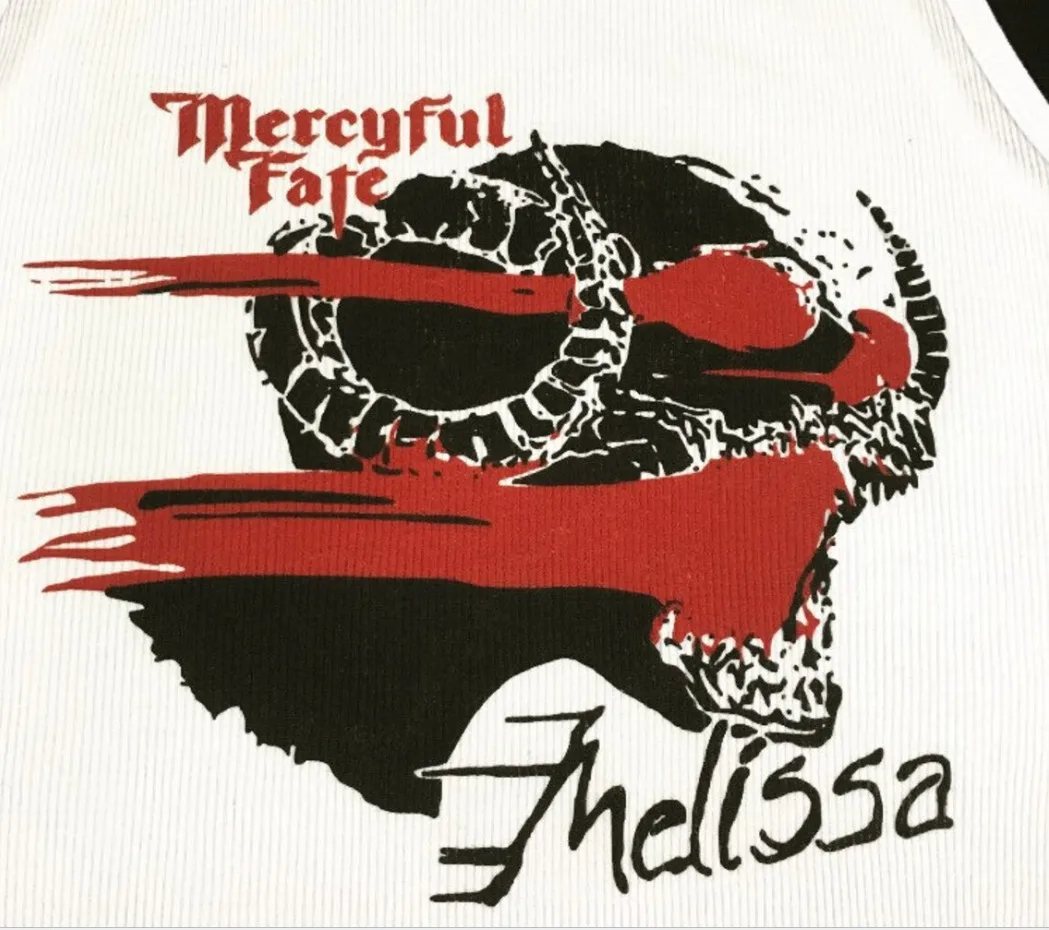 Редкая винтажная рубашка Mercyful Fate Melissa тяжелый металл унисекс фотография
