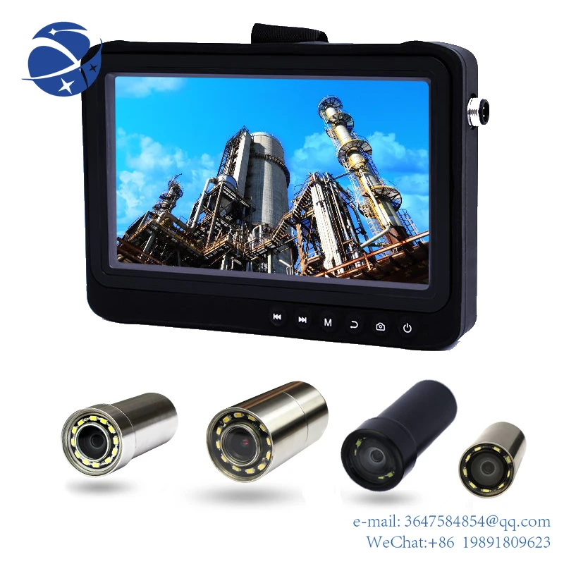 

Yun YiOEM Портативный 1080P Мини промышленный трубопровод дымохода люка CCTV камера проверки безопасности DVR система