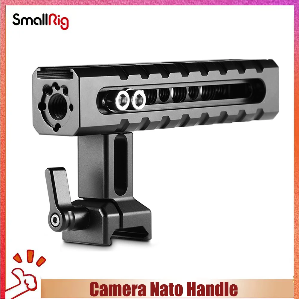 

SmallRig DSLR Camera Top handle grip Camcorder Stabilizing NATO Handle for Quick Release W SmallRig A6500 BMPCC 4K 6K Cage 1955