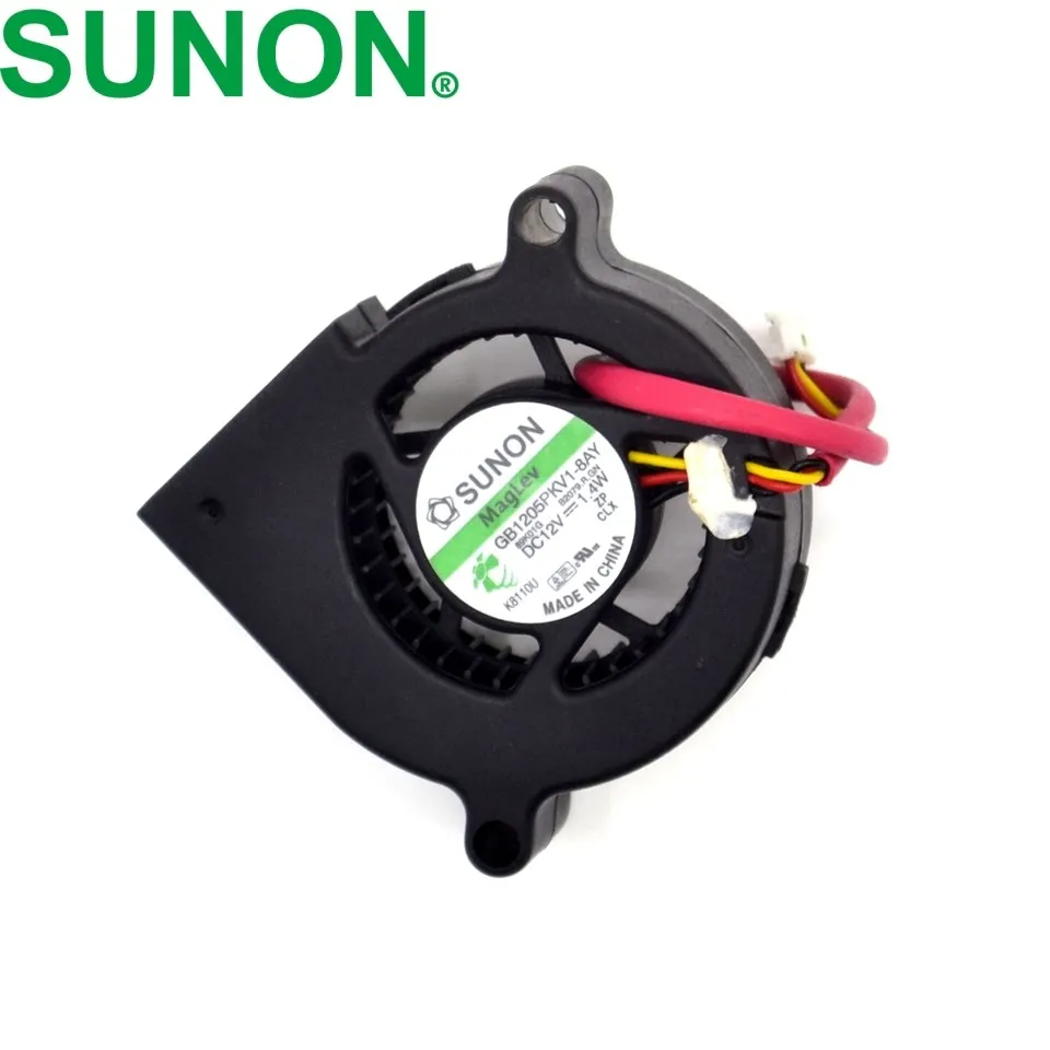 Для Sunon 50 мм вентилятор Φ 5020 50x20 мм 5 см GB1205PKV1-8AY охлаждающий вентилятор 12 В 1,4 Вт сигнал тревоги