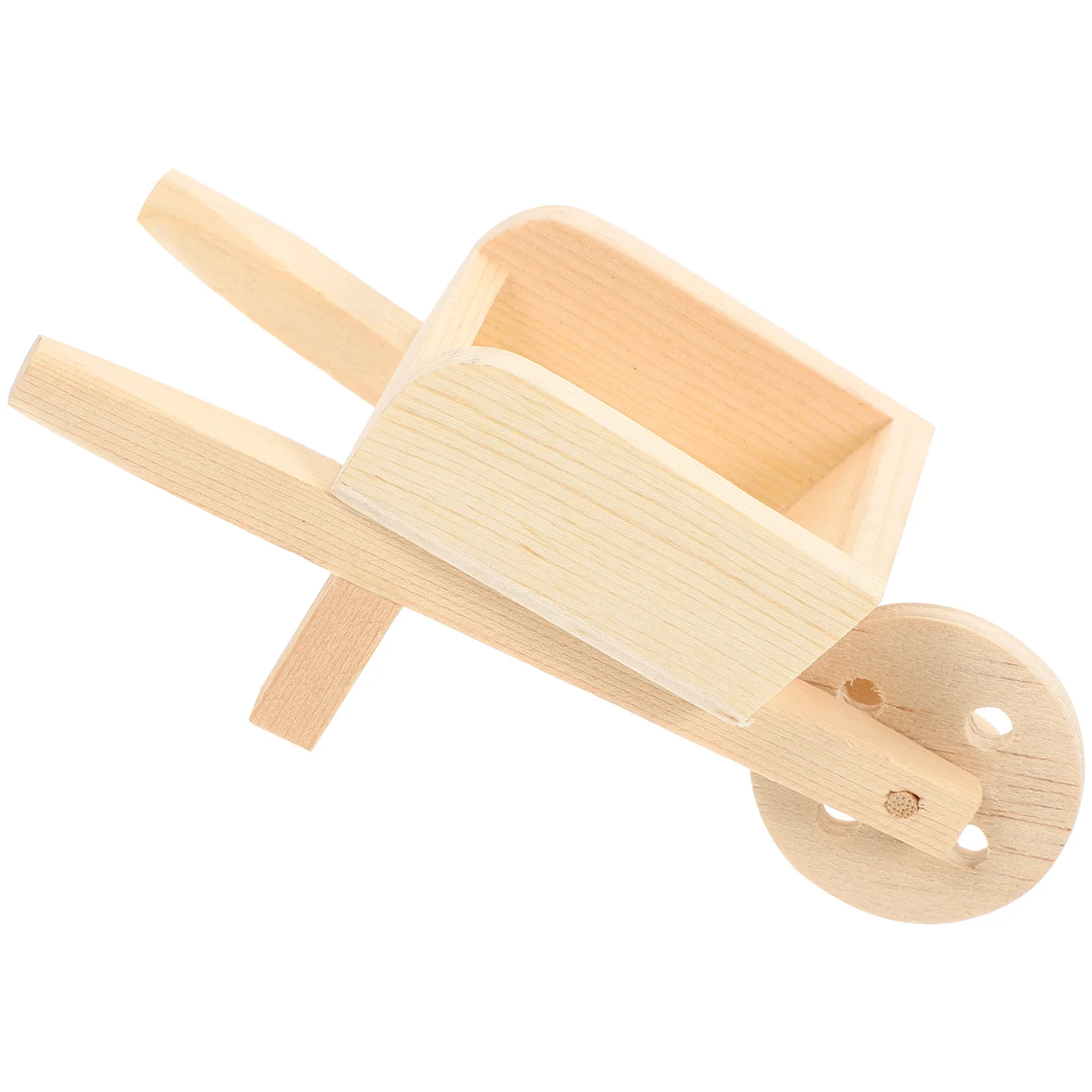

Dolls House Miniature Barrows Cart Kids Playset Outdoor Garden Wheelbarrow Models