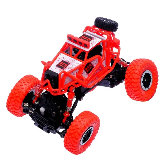 Машина радиоуправляемая Джип-триал полный привод 4WD работает от аккумулятора |