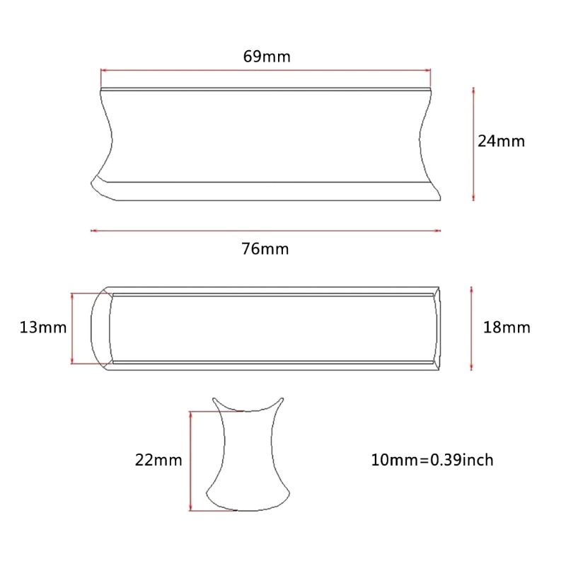 Гитарный слайд Dobro Электрогитарный Tone Bar