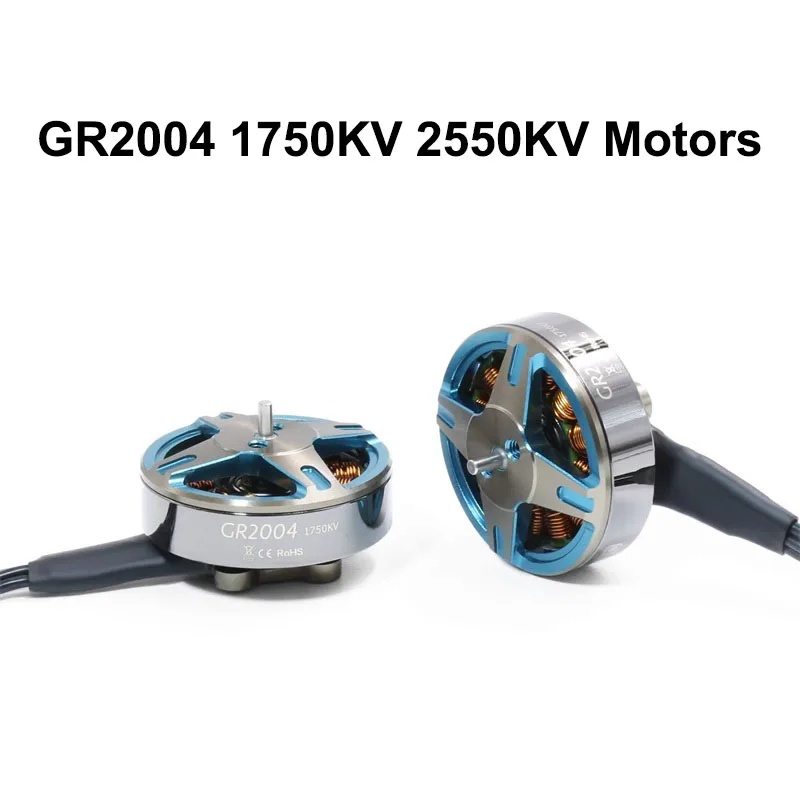 

GEPRC GR2004 1750KV 2550KV Motors Suitable For Toothpick & Crocodile5 Baby Cinelog35 For RC FPV Quadcopter Freestyle Drone