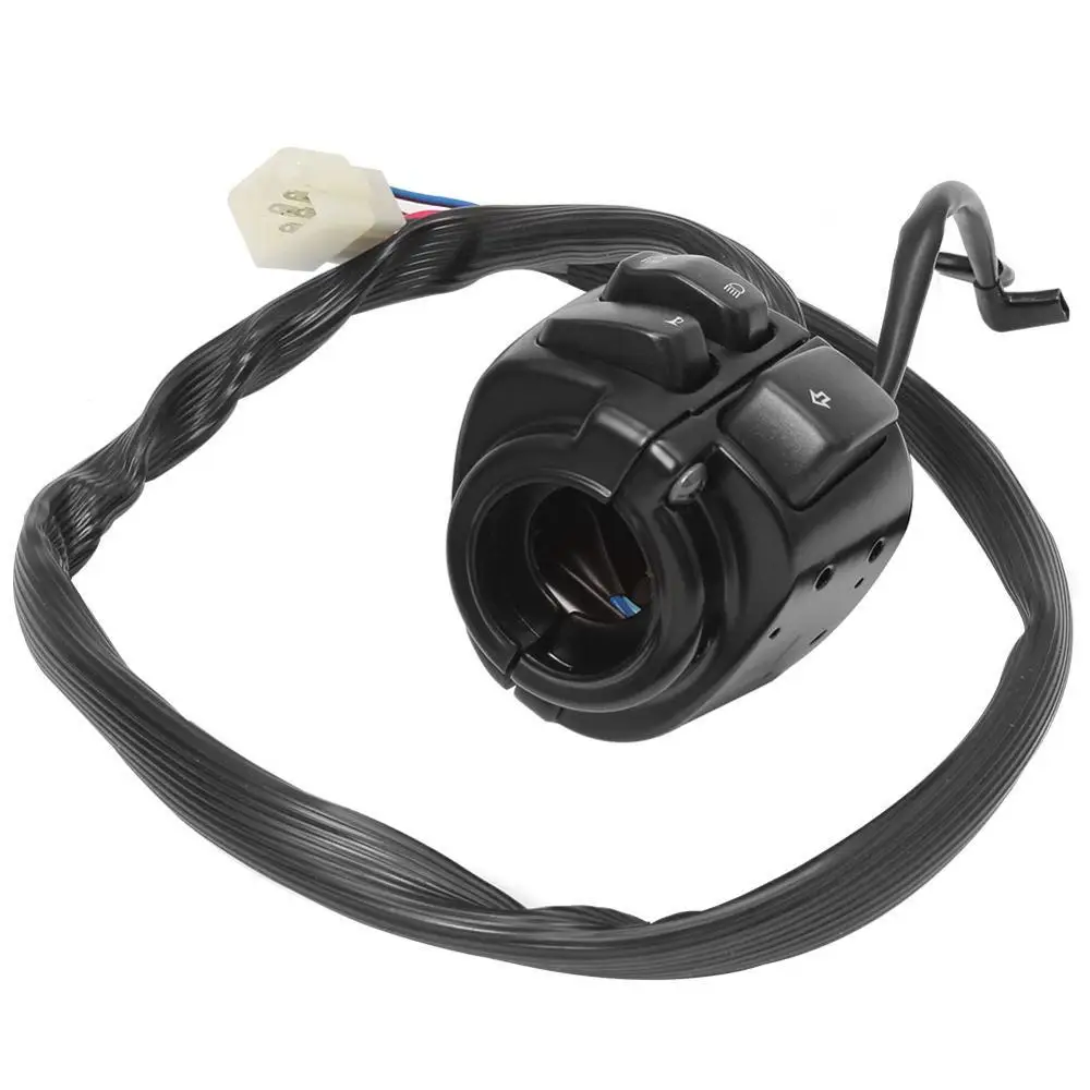 Мотоциклетный черный переключатель поворота на руль 1 дюйм для Harley XL883 Sportster Dyna V-ROD