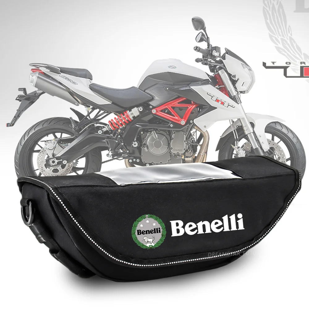 

For Benelli TRK 502 X TNT 25N LEONCINO 250 LEONCINO 500 LEONCINO 800 Waterproof handlebar travel navigation bag