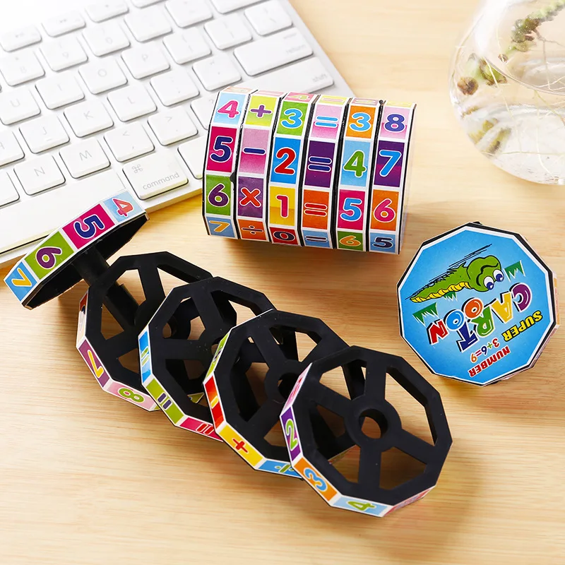 Детская игрушка Монтессори математические цифры волшебный куб