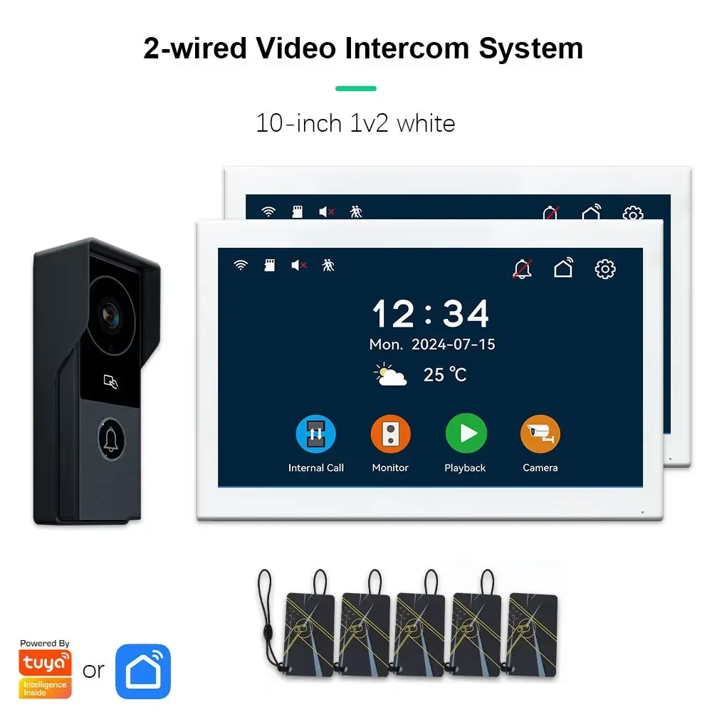 

Видеодомофон Anjielosmart 2-проводной 1080P