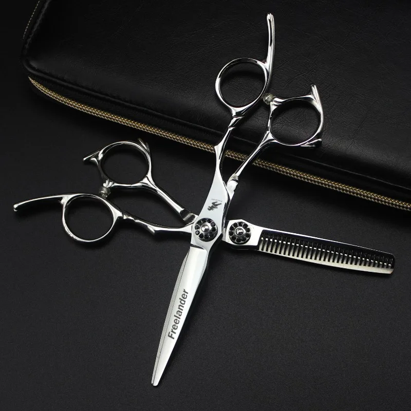 

Профессиональные Дамасские ножницы для волос 6 дюймов, ножницы для стрижки волос, парикмахерские инструменты, набор ножниц для стрижки и филировки, парикмахерские ножницы