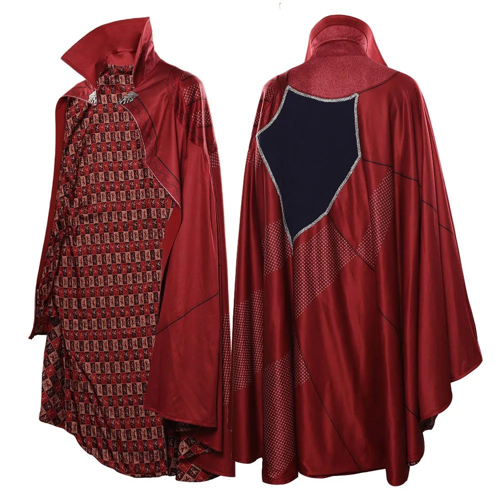 Костюм для косплея доктора из фильма красная бархатная накидка костюм Доктора