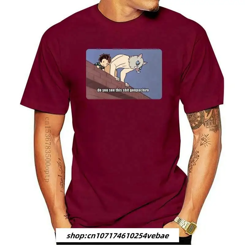

New Demon Slayer T Shirt Tanjiro & inosuke Kimetsu no Yaiba tanjiro nezuko Japan Anime Manga Clothing