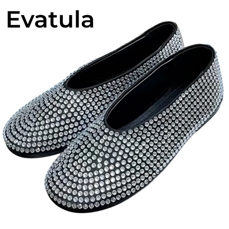 Блестящие женские балетки из сетчатой ткани туфли-лодочки с круглым носком и