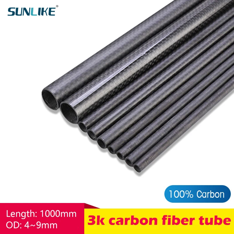 Трубка из углеродного волокна длина 1000 мм диаметр 100 см 4 5 6 7 8 9 1 шт. аксессуары для