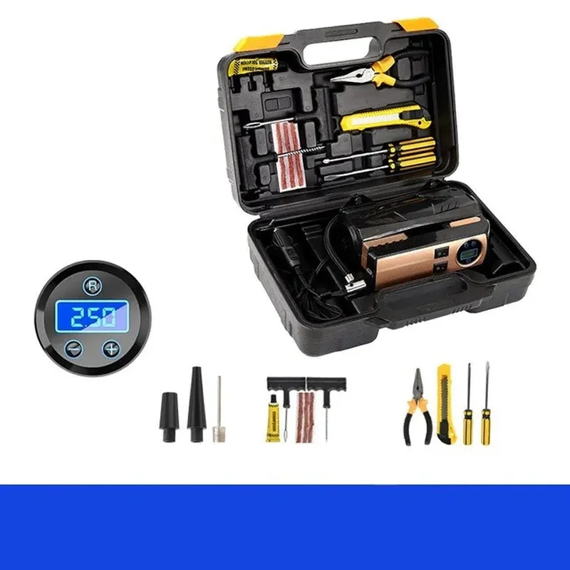 Портативный Электрический Автомобильный Воздушный Насос Цифровой Компрессор