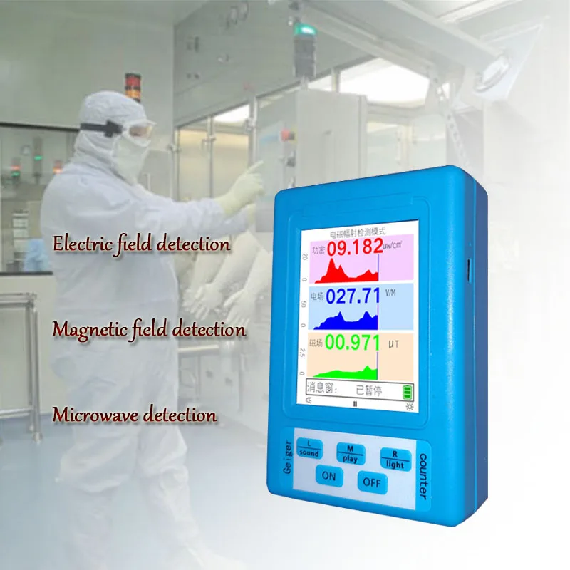 BR-9A Electromagnetic Radiation Detector High Accuracy Professional Semi-functional Type Tester |
