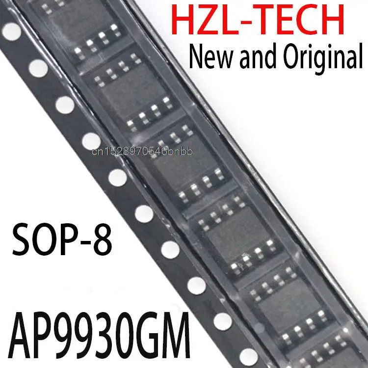 Новые и оригинальные SOP-8 9930GM SOP8 AP9930 SOP AP9930GM, 10 шт.