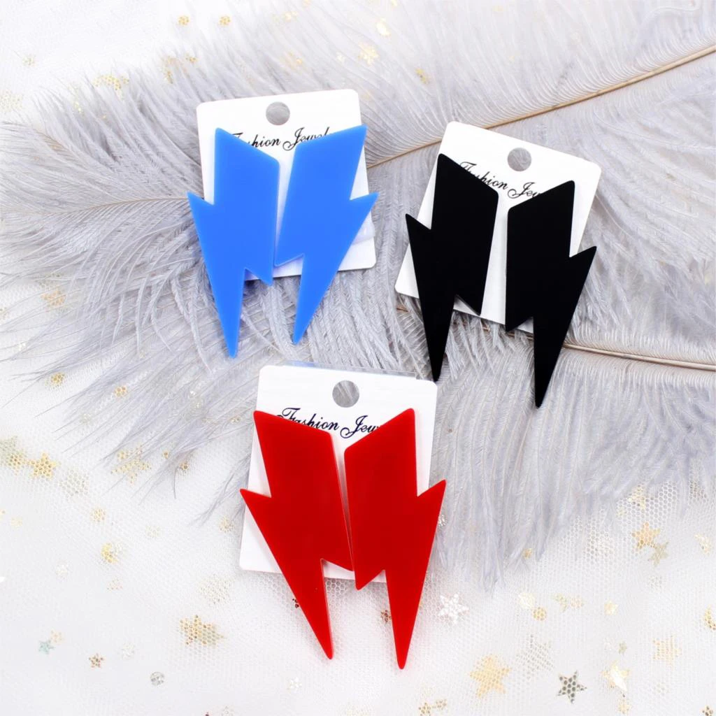 

Акриловые серьги-молнии 55 мм, зеркальные серьги-подвески с молнией золотистого/серебристого/розового цвета, лазерная фотография