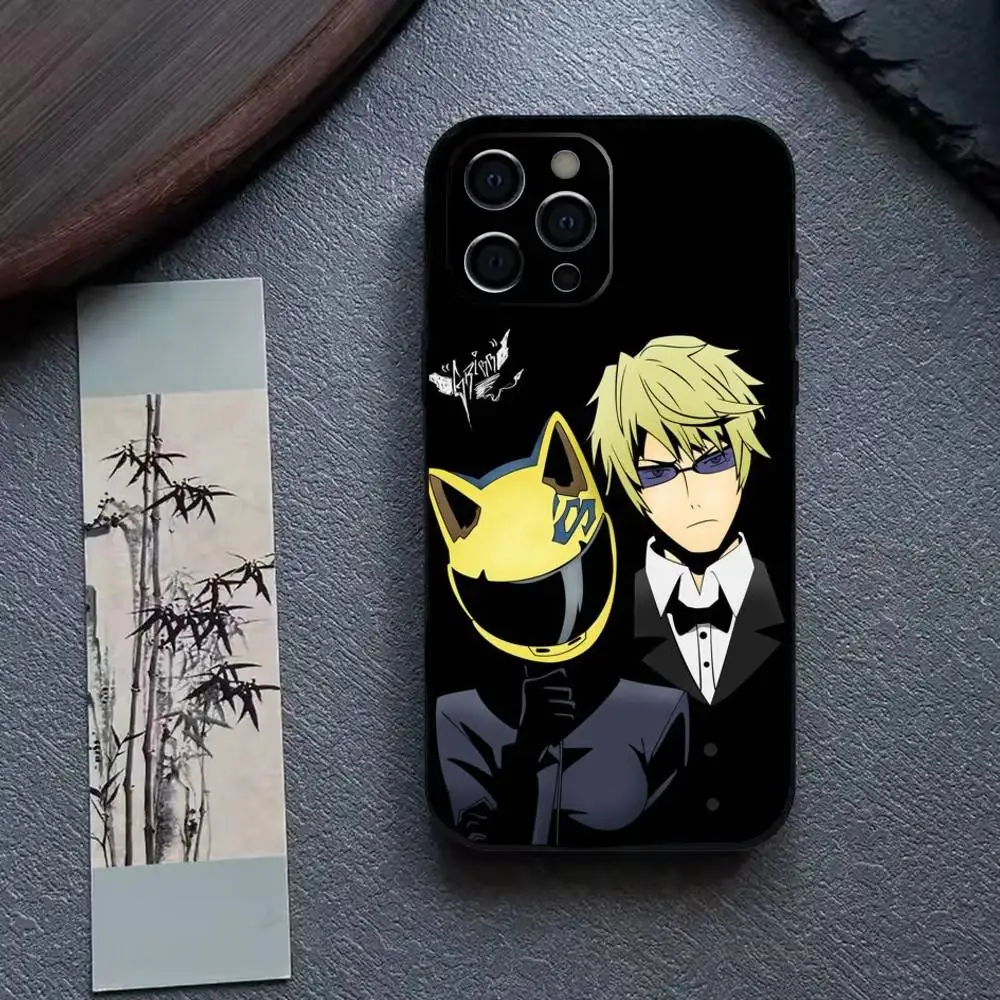 Фото Чехол для телефона с изображением персонажа аниме DuRaRaRa C-Celty Sturluson для iPhone 17, 16, 15, 14, 13, 12, 11 Plus, Pro Max, XS, мягкий силиконовый черный чехол №3