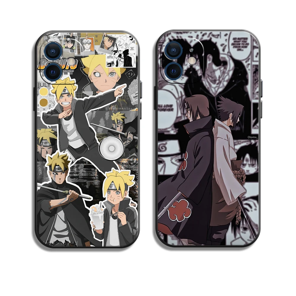 

NARUTO Anime Phone Cases For iPhone 11 12 13 Pro MAX 6 6S 7 8 Plus XS 12 13 Mini X XR SE 2020 New Silicone Back Cover Fanda