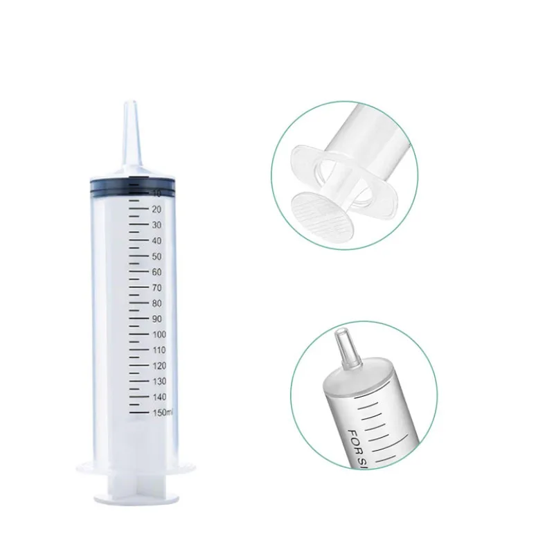 Large Capacity Syringe Reusable   Plastic Pump Nutrient Sterile Health Measuring Syringe pumping oil feeding enema glue filling