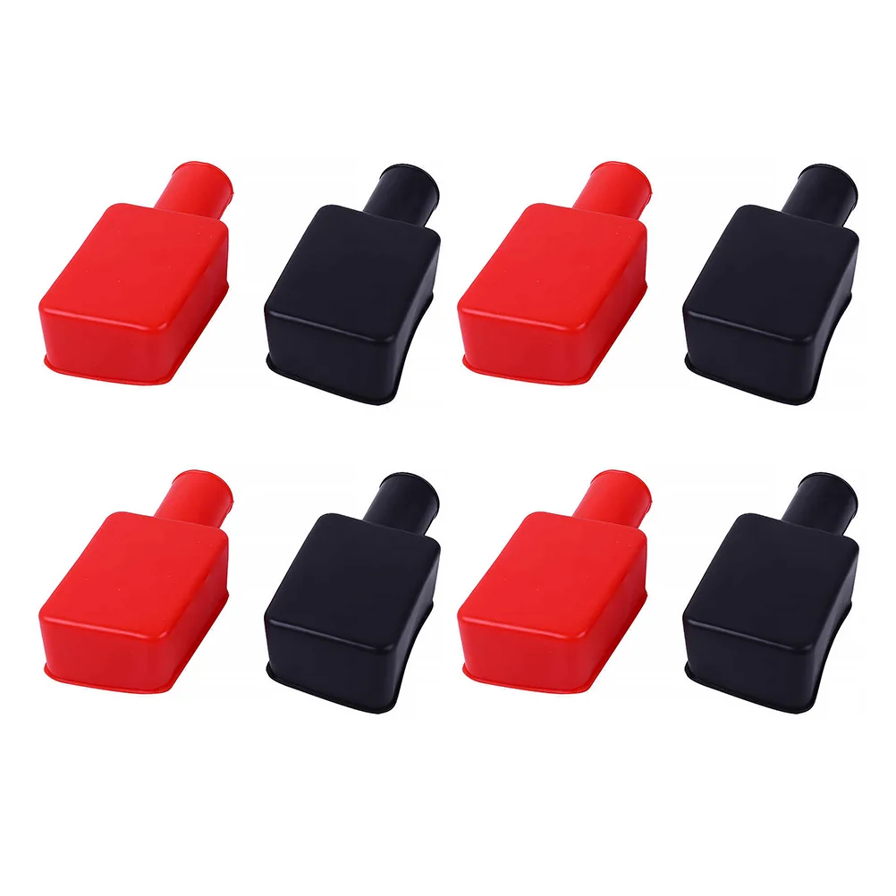 

4 Pairs Rubber Car Terminal Cover Rubber Electrical Terminal Covers