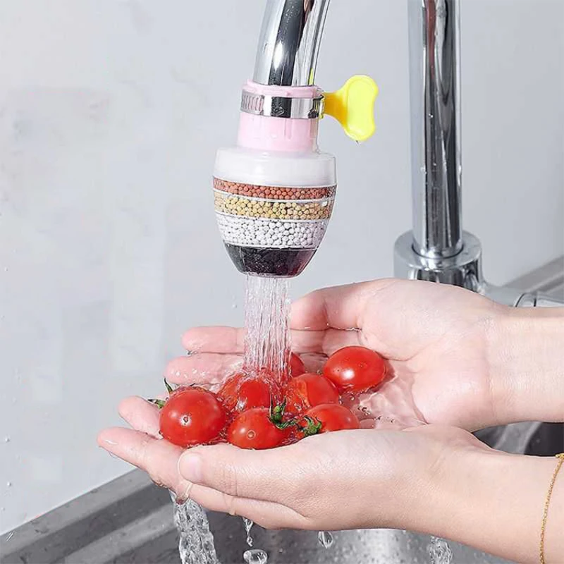 

tlxNew Household Kitchen Universal Replacement Portable Water Filter Faucet Tap Water Purifier System