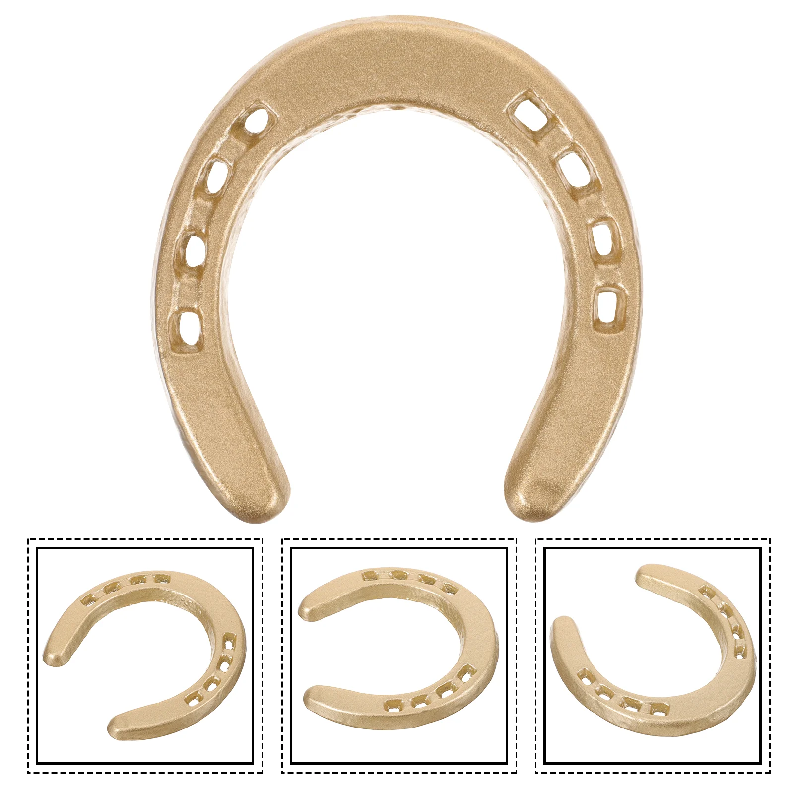 Украшение в виде подковы золотые статуя конная железная скульптура литые