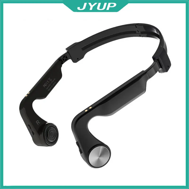 

Bone conduction Bluetooth headset is not in ear true wireless sports running riding ear hook type foldable