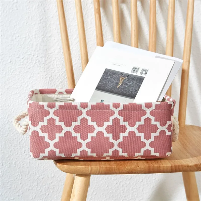 

Детская корзина для хранения игрушек, корзина для белья из хлопкового шнура с ручкой, коробка для сортировки мусора, органайзер для сумок дл...