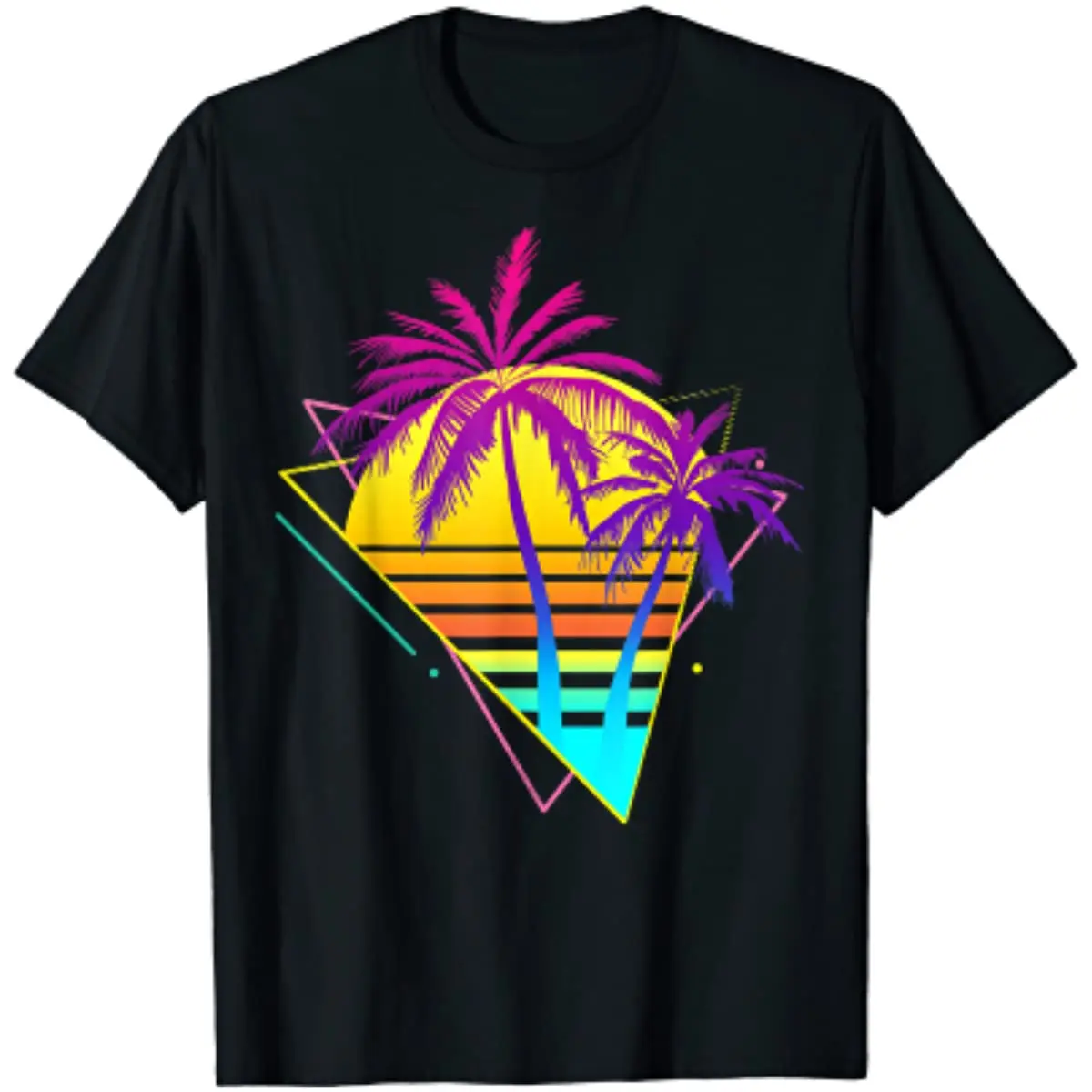 

Coconut Palm Vaporwave Tropical Sunset Trees T-Shirt Oversized T Shirt Mens T Shirts Summer Streetwear Four Seasons Tees