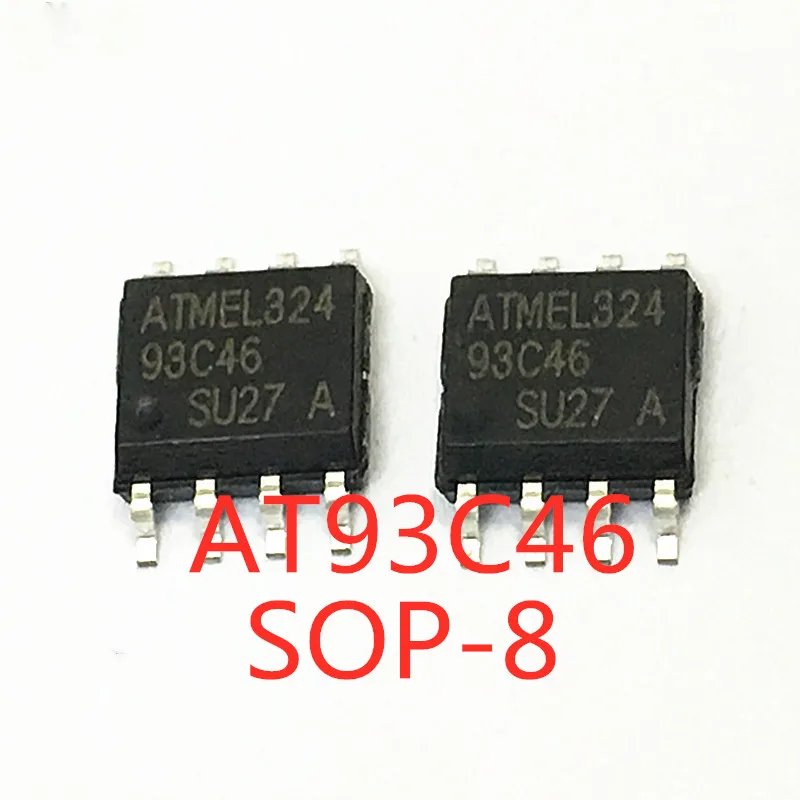 5 шт./лот 100% качество AT93C46 93C46-10SU-2.7 SMD SOP-8 память/серийный EEPROM в наличии новый оригинальный