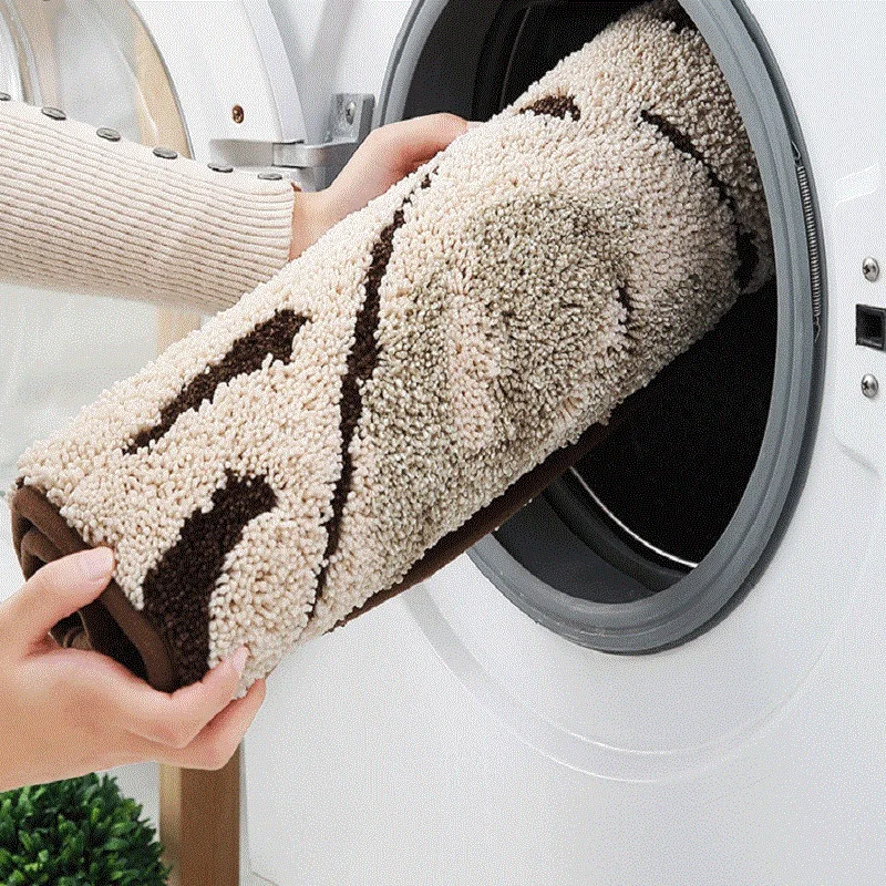 Новый Коврик для двери из полиэстера напольный коврик 40*60 см и 50*80 нескользящий