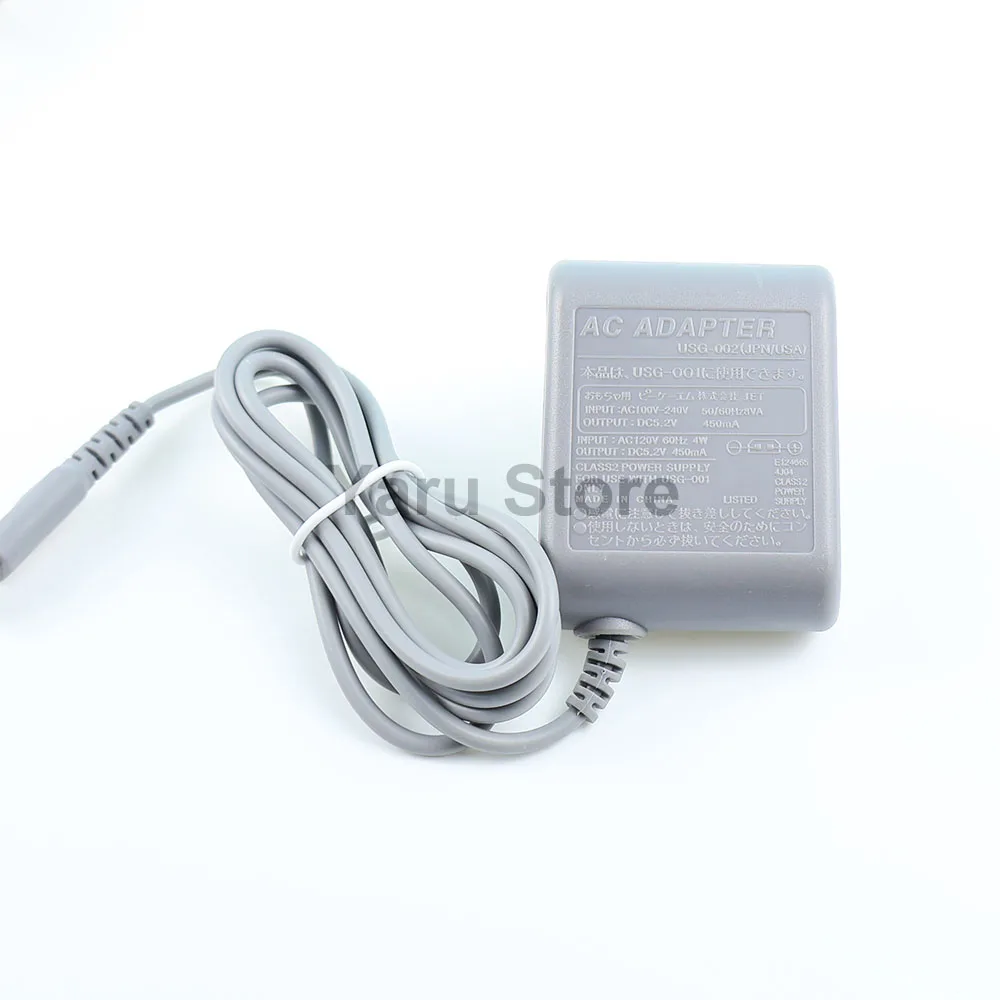 Фото Адаптер питания Yaru для NS DSL DS Lite NDSL, AC 100-240V, дорожный сетевой адаптер с вилками EU/US, зарядное устройство, блок питания №5